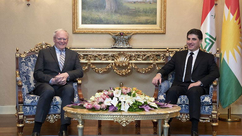 Neçirvan Barzani ve Jeffrey, Rojava’yı görüştü